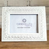 Aluminium Carved Flowers2 Photo Frame Set