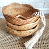 Natural Flower Rattan Bowl