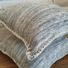 Natural & Black Raw Cotton Mix Calico Cushions