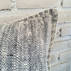 Natural & Black Raw Cotton Mix Calico Cushions