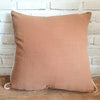 Soft Cotton Linen With Elegant White Piping Cushion