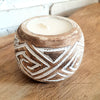 Wooden Aztec Candles