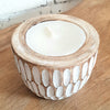 Wooden Hollow2 Candles