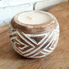 Wooden Aztec Candles