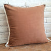 Soft Cotton Linen With Elegant Natural Edge Cushion