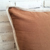 Soft Cotton Linen With Elegant Natural Edge Cushion