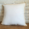 Soft Cotton Linen With Elegant Natural Edge Cushion