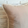 Soft Cotton Linen With Elegant Natural Edge Cushion