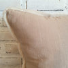 Soft Cotton Linen With Elegant Natural Edge Cushion