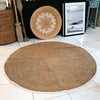 Round Knitted Natural Straw Grass Floor Mats