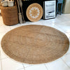 Round Knitted Natural Straw Grass Floor Mats