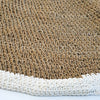 Round Knitted Natural Straw Grass Floor Mats