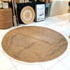 Round Knitted Natural Straw Grass Floor Mats