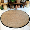 Round Knitted Natural Straw Grass Floor Mats