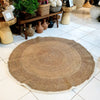 Round Knitted Natural Straw Grass Floor Mats