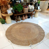 Round Knitted Natural Straw Grass Floor Mats