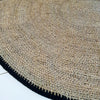 Round Knitted Natural Straw Grass Floor Mats