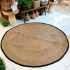 Round Knitted Natural Straw Grass Floor Mats