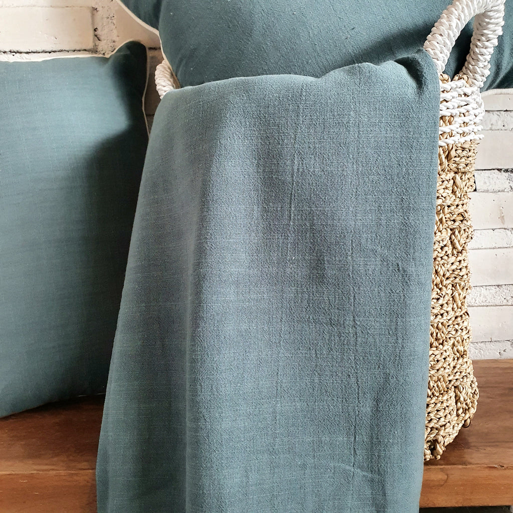 New Multi-colors Cotton Throw with White Tassel – Canggu & Co