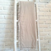 Cotton Throw Two Tone With Hand Stitched Detail and Fringe Edge