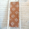 New Geometric Pattern Cotton Throw With Tassel