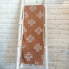 New Geometric Pattern Cotton Throw With Tassel