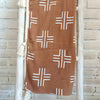 New Geometric Pattern Cotton Throw With Tassel