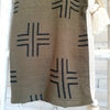 New Geometric Pattern Cotton Throw With Tassel