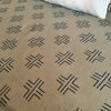 New Geometric Pattern Cotton Throw With Tassel