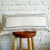 Modern Arrow Stitch Pattern Linen Cushion