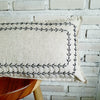 Modern Arrow Stitch Pattern Linen Cushion