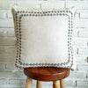 Modern Arrow Stitch Pattern Linen Cushion