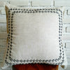 Modern Arrow Stitch Pattern Linen Cushion