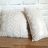 Arrow Embroided Motif Cotton Cushions