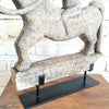 Stone Horseman With Stand