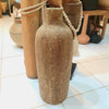 Antique Set Of 3 Bottle Shape Pottery