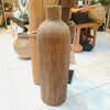 Antique Set Of 3 Bottle Shape Pottery