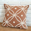 Flower Embroided Motif Cotton Cushions