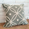 Flower Embroided Motif Cotton Cushions