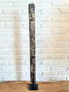 Tall Tribal Carved Wooden Decor2