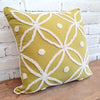 Flower Embroided Motif Cotton Cushions