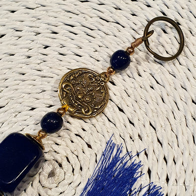 Barong Brass Keychain