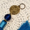 Brass Keychain with Om Symbol Motif