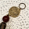 Brass Keychain with Om Symbol Motif