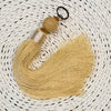 Long Tassel With Stone Bead