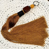 Long Tassel With Stone Bead