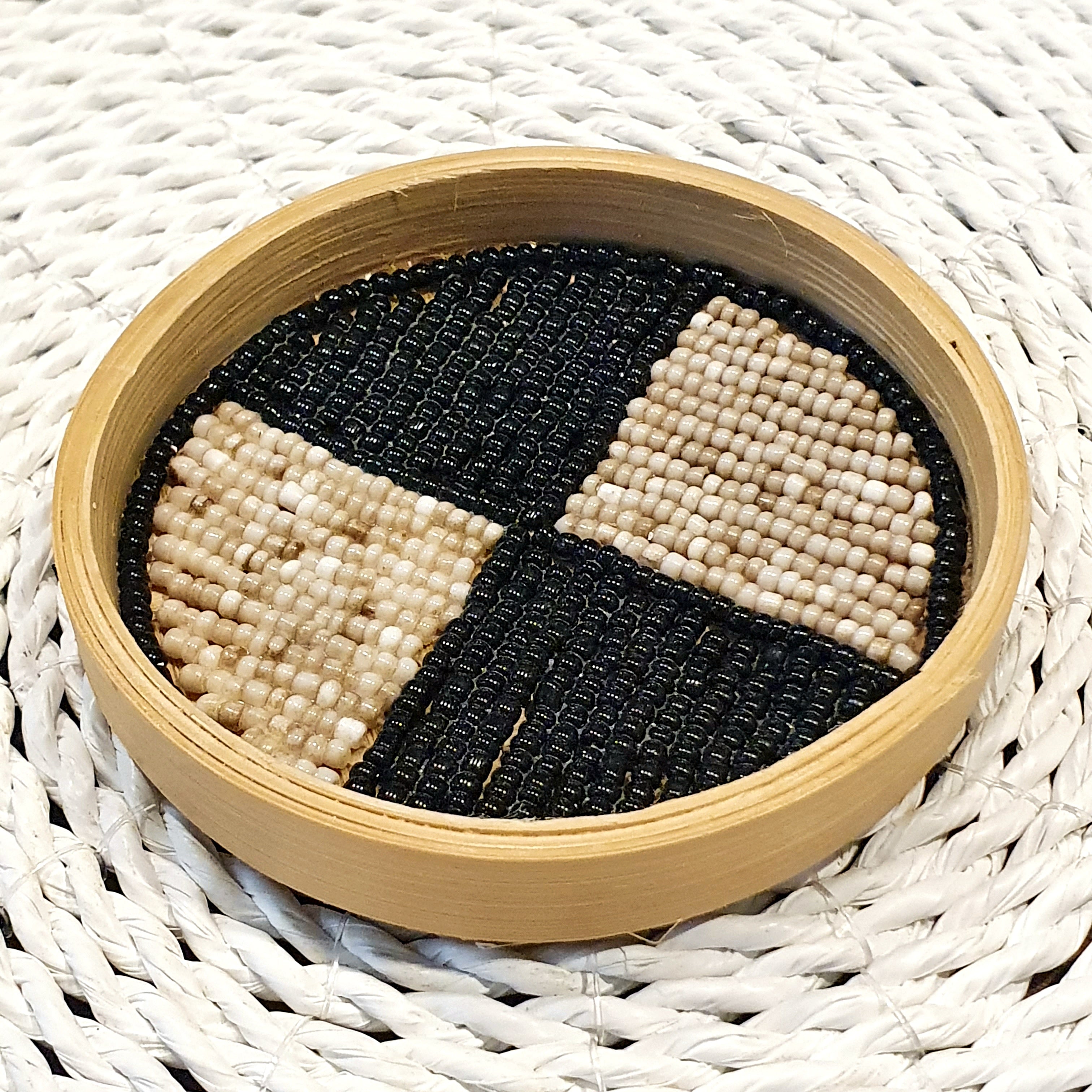 Bali Beaded Circle Coasters Bali Beaded Circle Coasters