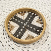 Small Round Bamboo Beaded Coasters (W)