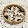 Small Round Bamboo Beaded Coasters (W)