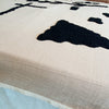 Brown Embroided Natural Throw